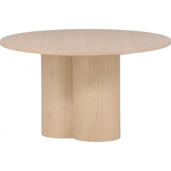 Olivia sohvapöytä Ø80 cm - Whitewash Olivia sohvapöytä Ø80 cm - Whitewash