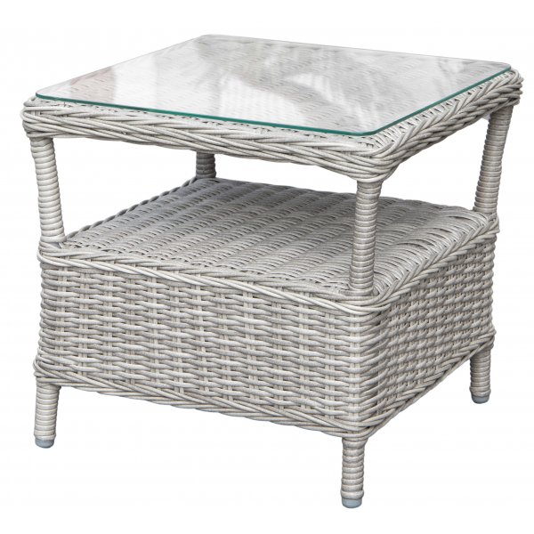 Ulkokalusteryhmä Santiago (2 taitettavaa nojatuolia, 1 pöytä) - Harmaa keinorottinki Ulkokalusteryhmä Santiago (2 taitettavaa nojatuolia, 1 pöytä) - Harmaa keinorottinki