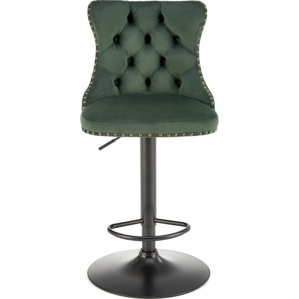 Tummanvihreä baarijakkara kaasujousella Tummanvihreä baarijakkara kaasujousella