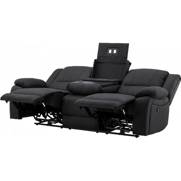 Singapore 3 istuttava lepotuoli sohva - musta Singapore 3 istuttava lepotuoli sohva - musta