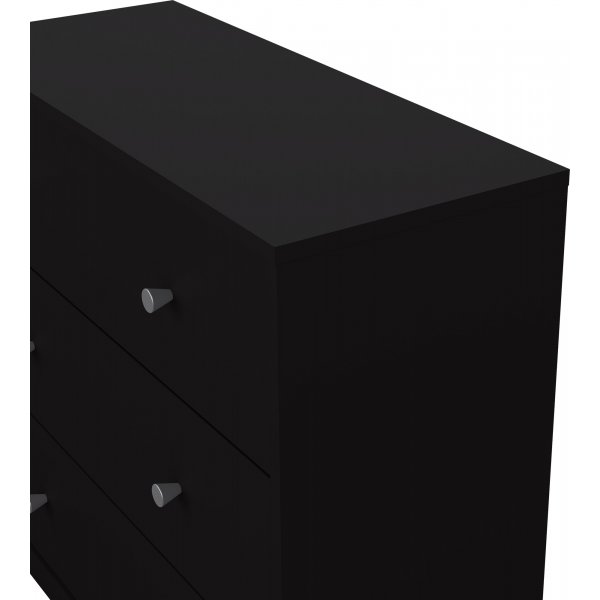 May Black lipasto, jossa 3 laatikkoa, leveys 72,5 cm