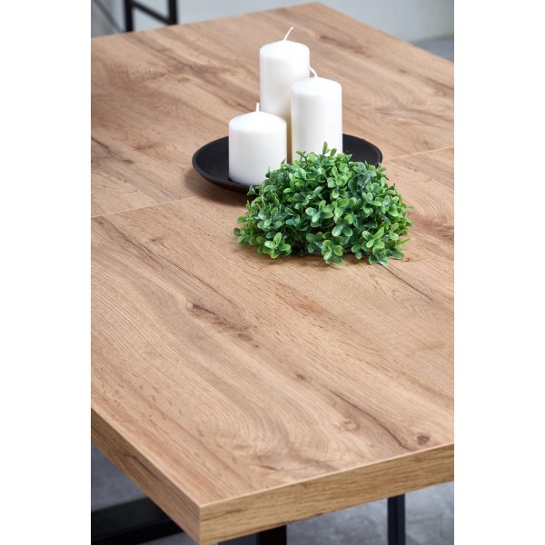 Kasady ruokapöytä 135-185 cm - Wotan tammi/musta Kasady ruokapöytä 135-185 cm - Wotan tammi/musta