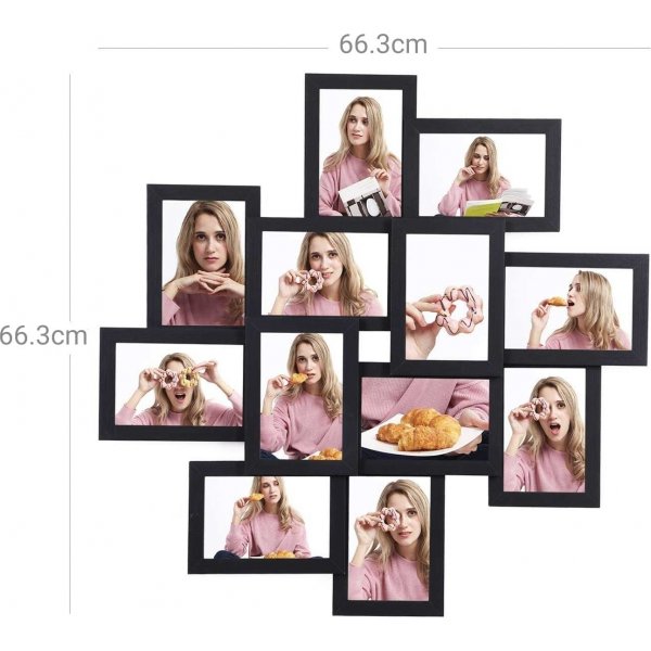 Indra valokuvakehys - musta Indra valokuvakehys - musta