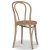 Danderyd No.18 taivutettu puinen tuoli, kalkittu rottinki + Huonekalujen jalat