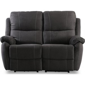 Recliner-sohva Enjoy Hollywood - Kahden istuttava (sähkö), antrasiitti mikrokuitukangas Recliner-sohva Enjoy Hollywood - Kahden istuttava (sähkö), antrasiitti mikrokuitukangas