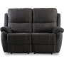 Recliner-sohva Enjoy Hollywood - Kahden istuttava (shk), antrasiitti mikrokuitukangas