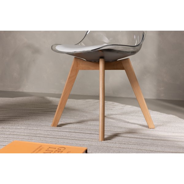 Edvin ruokapydn tuoli - Valkoinen/koivu