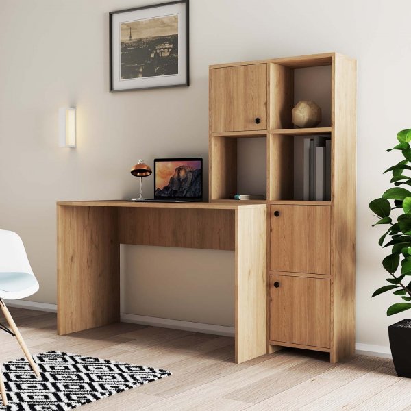 Hiljaisuuspöytä 156,8 x 51,5 cm, oikea - Tammi Hiljaisuuspöytä 156,8 x 51,5 cm, oikea - Tammi