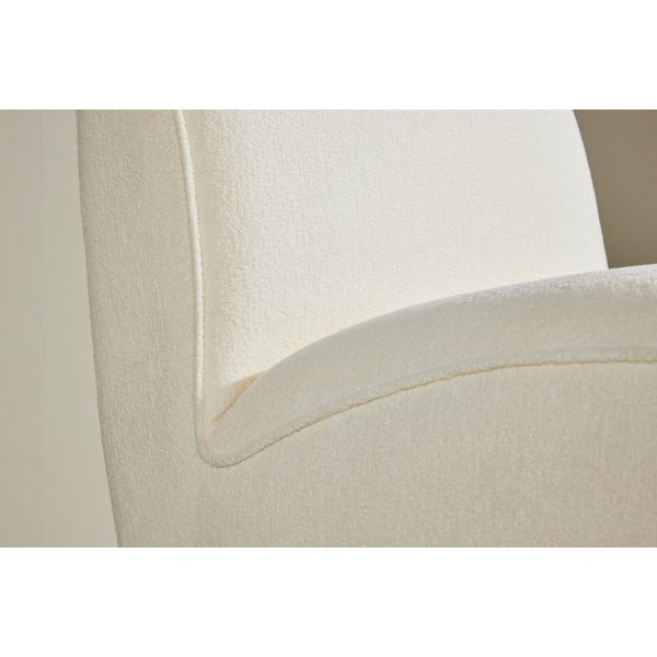 Nojatuolini - Valkoinen boucl�