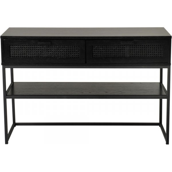 Raffelin konsolipyt 120 cm - Musta rottinki