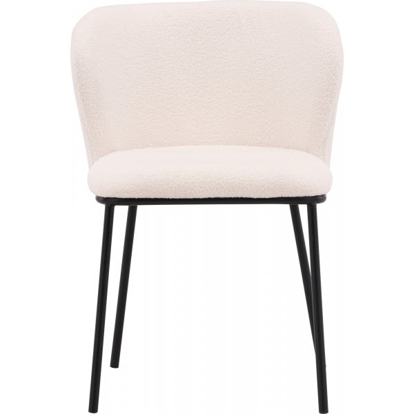 Edina ruokatuoli - Musta/valkoinen Edina ruokatuoli - Musta/valkoinen