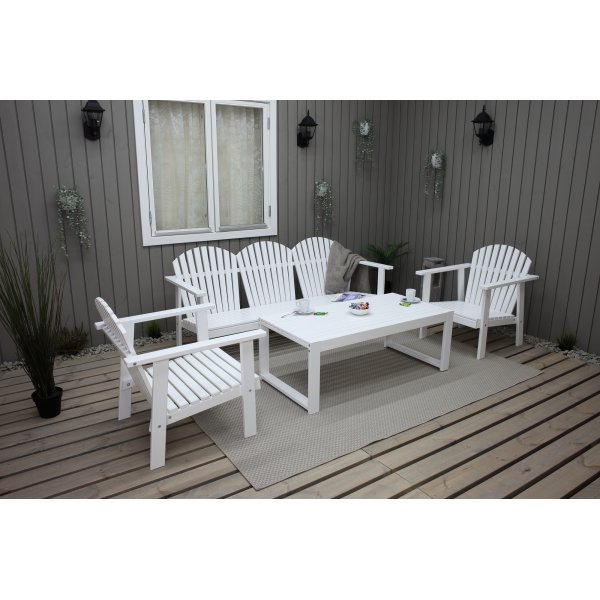 Kungshamn ulkokalusteryhmä - Valkoinen Kungshamn ulkokalusteryhmä - Valkoinen