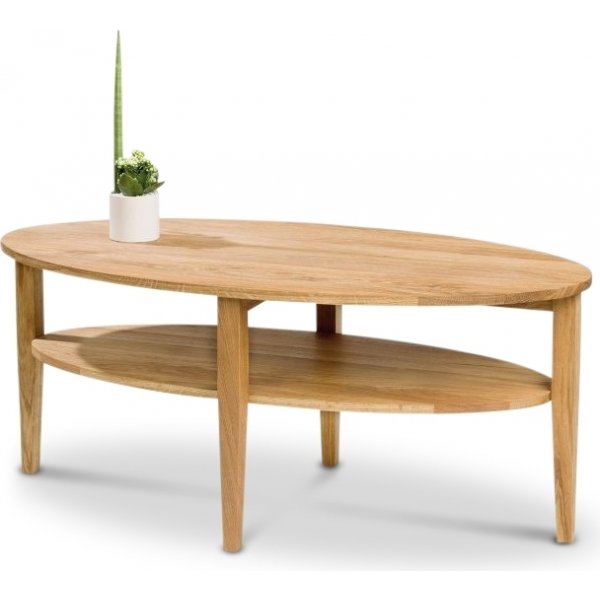 Atlanta-sohvapyt 120 cm - Tammi + Huonekalujen jalat