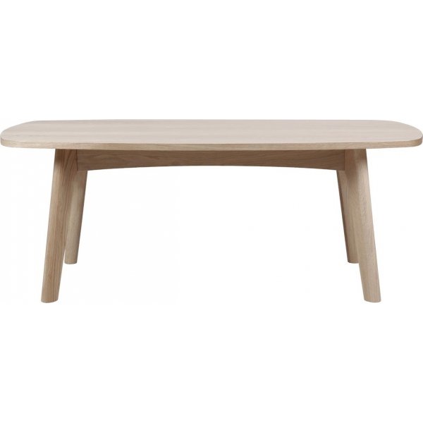 Marte sohvapöytä 118 x 58 cm - Valkoinen pigmentoitu tammiviilu Marte sohvapöytä 118 x 58 cm - Valkoinen pigmentoitu tammiviilu