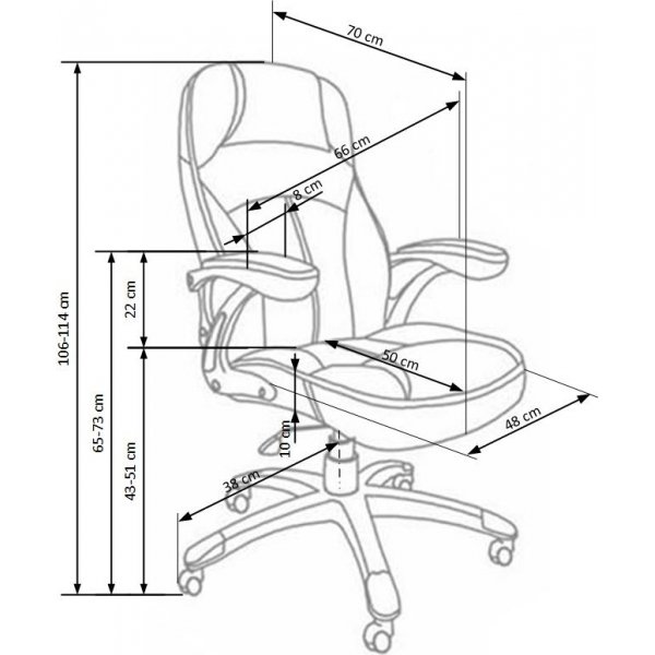 Työtuoli Brenna - musta Työtuoli Brenna - musta