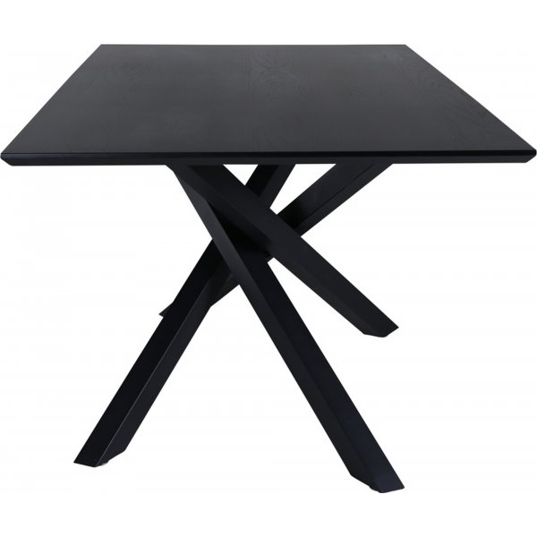 Ruokapöytä 180x90 cm mustaksi petsattu tammi - Piazza Ruokapöytä 180x90 cm mustaksi petsattu tammi - Piazza