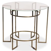 Prins sohvapöytä 51 cm - Messinki/Lasi Prins sohvapöytä 51 cm - Messinki/Lasi