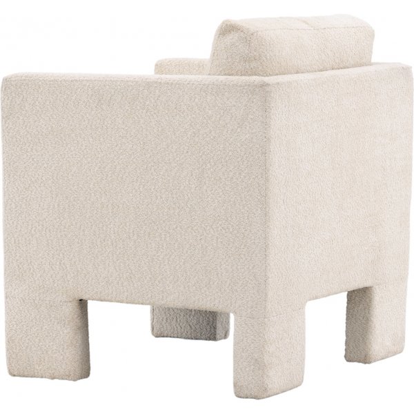 Ragusa nojatuoli - Valkoinen bouclé Ragusa nojatuoli - Valkoinen bouclé