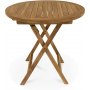 Grunnebo taitettava pyre ruokapyt 80 cm - teak
