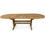 Ulkoruokailuryhm: Salt soikea ruokapyt 180-240 cm ja 6 Salt tuolia - Teak