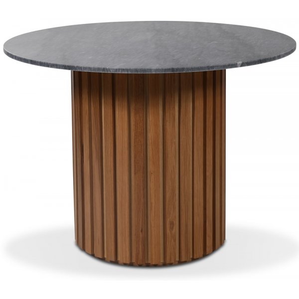 Matisse pyre marmorinen ruokapyt D105cm - Tammi / marmori (harmaa)