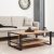 Cosmo Rectus sohvapöytä 110 x 70 cm - Mänty/musta