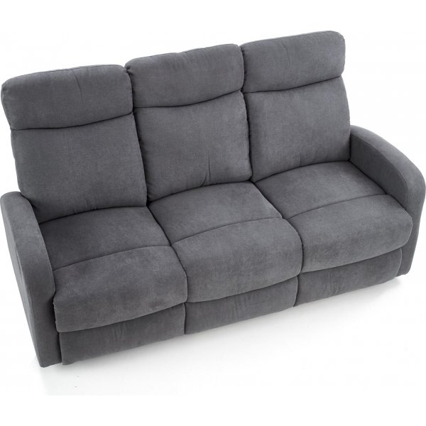 Anslo 3-istuttava leposohva - harmaa Anslo 3-istuttava leposohva - harmaa