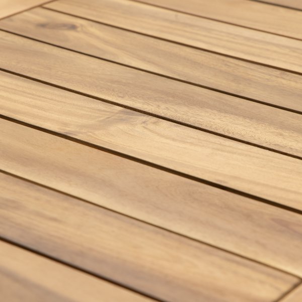 Inez-oleskelutilaryhm�; sohva, 2 nojatuolia ja sohvap�yt� - harmaata keinorotingkia ja akaasiapuuta