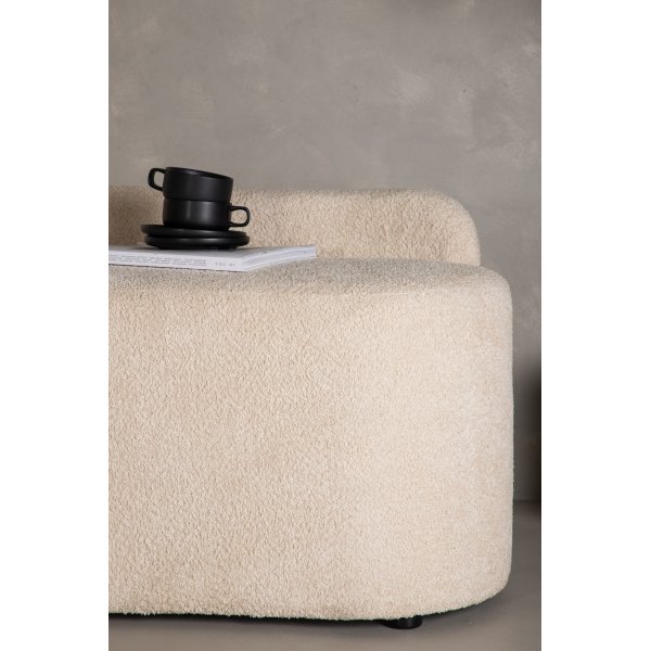 Pocatello 2 istuttava sohva - valkoinen Pocatello 2 istuttava sohva - valkoinen