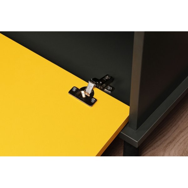 Ibiza mediapenkki - keltainen/antrasiitti