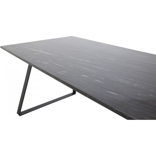 Ruokapyt Duffy 200 cm - Musta / Musta Marmori