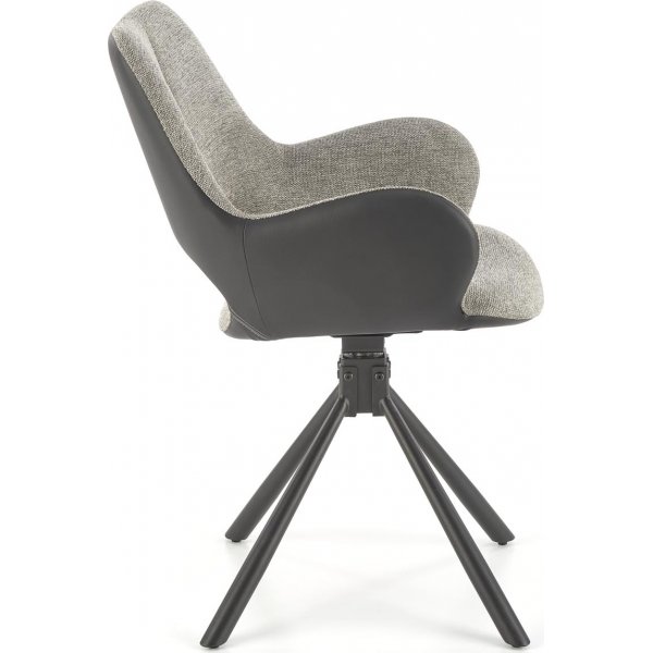 Cadeira ruokapöydän tuoli 494 - harmaa/musta Cadeira ruokapöydän tuoli 494 - harmaa/musta