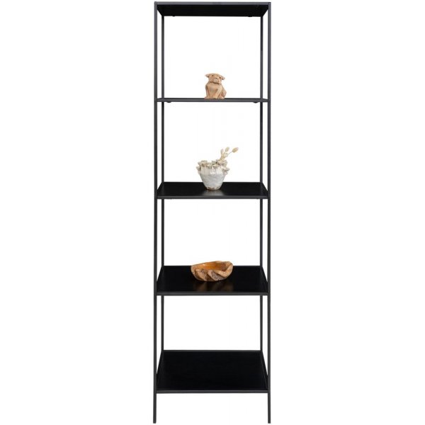 Valkoinen hylly - musta