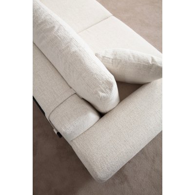 Eti 3-istuttava sohva - Valkoinen/musta