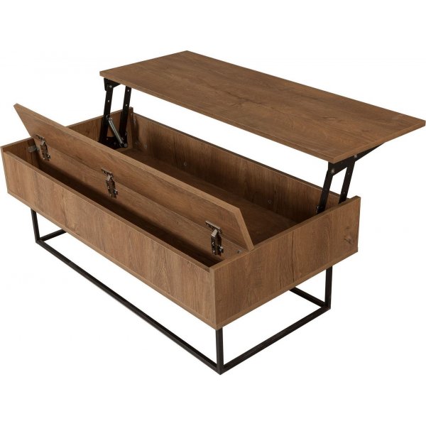 Estor sohvap�yt� 120 x 60/92 cm - P�hkin�/musta