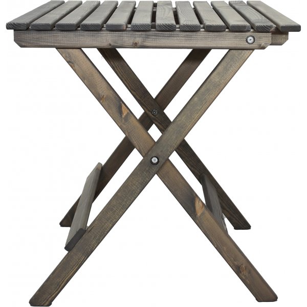 Wilma ulkoryhmäpöytä 65 x 65 cm sis. 2 Knohult-tuolia - Harmaa Wilma ulkoryhmäpöytä 65 x 65 cm sis. 2 Knohult-tuolia - Harmaa