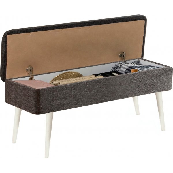 Vina penkki - Valkoinen/antrasiitti Vina penkki - Valkoinen/antrasiitti