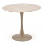 Ruokapyt pyre 90 cm beige travertiini