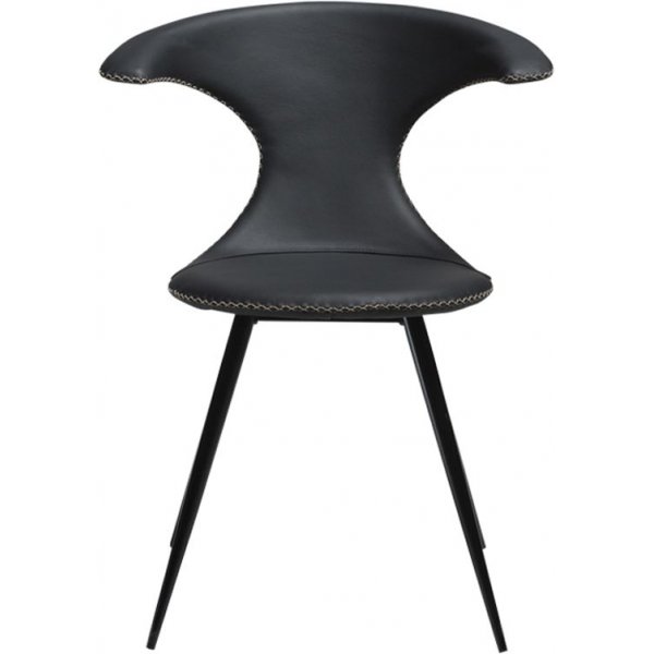 Flair ruokapydn tuoli - Musta nahka