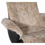 Times-nojatuoli rahialla (Recliner) - beige lampaannahka