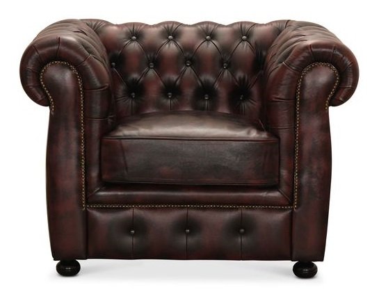 Dublin chesterfield -nojatuoli - Häränveri nahka + Huonekalujen tekstiilien puhdistus Dublin chesterfield -nojatuoli - Häränveri nahka + Huonekalujen tekstiilien puhdistus