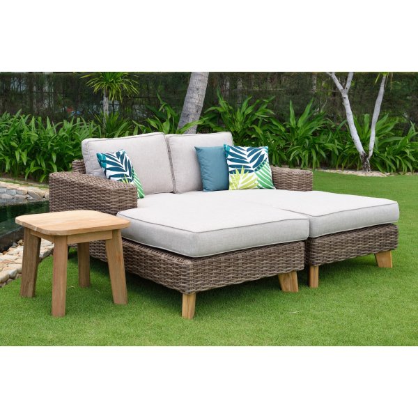 Bahama lounge ryhm 3 - beige/tiikki