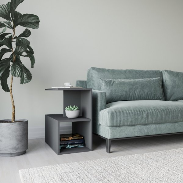 Larmon sivup�yt� 59,6 x 35,6 cm - Antrasiitti