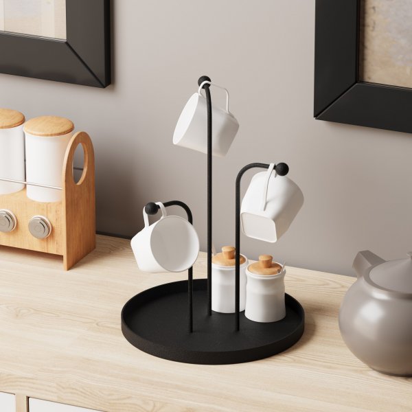 Leros koristelautanen - musta Leros koristelautanen - musta