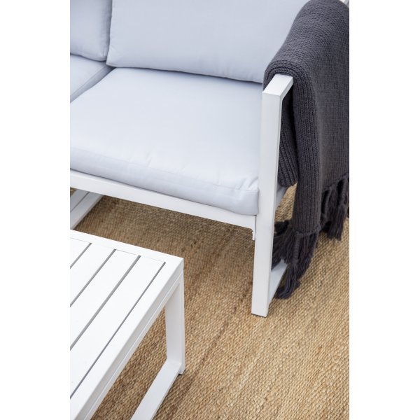 Salvador loungeryhmä - valkoinen/harmaa Salvador loungeryhmä - valkoinen/harmaa