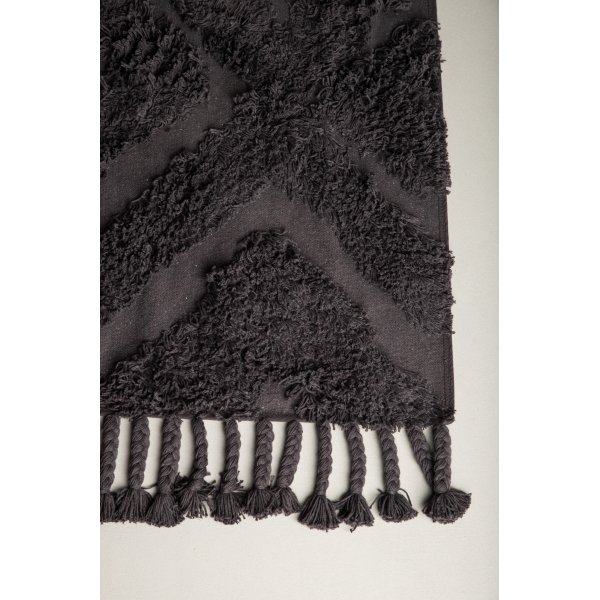 Kleva puuvillamatto - tummanharmaa Kleva puuvillamatto - tummanharmaa