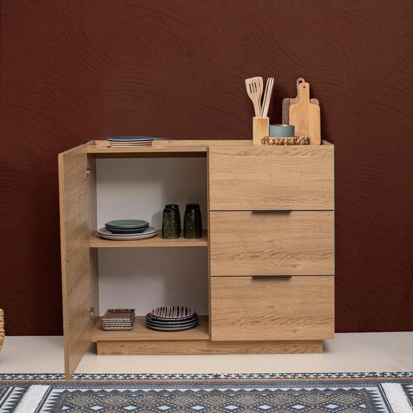 Lody-kaappi 110 cm - Puu Lody-kaappi 110 cm - Puu