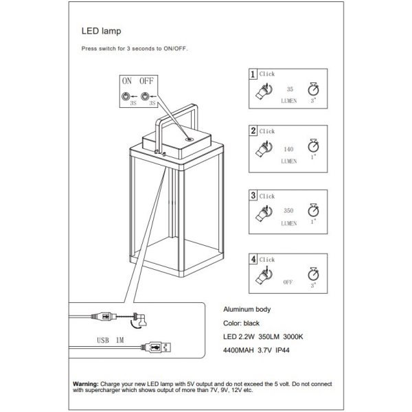 Lezant kynttilälyhty - musta Lezant kynttilälyhty - musta