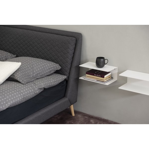 Joliet seinhylly 35x14 cm - Valkoinen