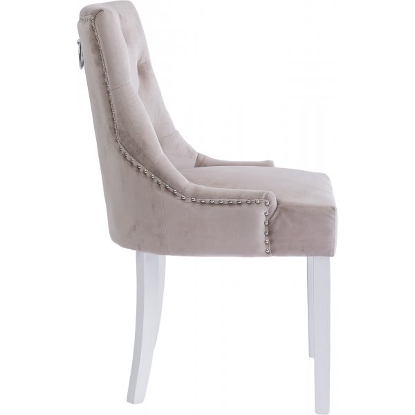 Cleopatra- tuoli - Beige / Velvet + Huonekalujen tahranpoistoaine Cleopatra- tuoli - Beige / Velvet + Huonekalujen tahranpoistoaine